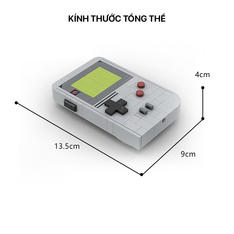 Mô hình lắp ghép - Buildmoc - GameBoy 2 mo hinh lap ghep buildmoc gameboy 02